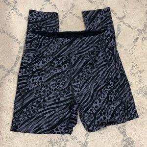 Animal print pink sport leggings